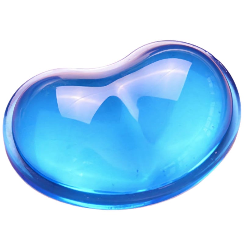 LetGoShop Ergonomic Gel Wrist Rest for Mouse, Computer Mouse Wrist Support for Arm Pain Relief, Heart-Shaped Cute Hand Wrist Cushion for Home and Office Working Gaming Anti-Fatigu - Image 1